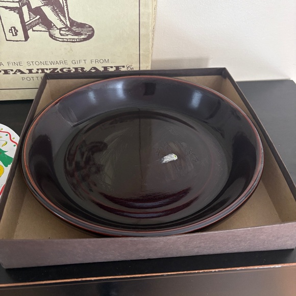 Pfalzgraff Pennsylvania Dutch ceramic/stoneware pie plate; Vintage/NIB - Picture 6 of 8